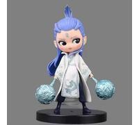 OIFAODAO Nezha Figurine, Nezha Series Cute Doll Ornaments - 15CM High Feng Shui Desktop Decorations Set(Ao Bing)