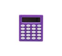 OIFAODAO, Pocket Boutique Stationery Small Square Mini Candy Color School Office Calculator ，calculator(Purple)