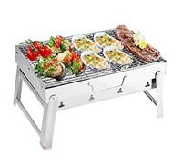 OIFAODAO, Portable Lightweight Simple Charcoal Grill Perfect Foldable Premium BBQ for Outdoor Campers Barbecue Lovers Travel Park Beach Wild,Barbecue Grill