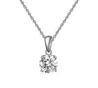 OIFAODAO, S925 Sterling Silver Birthstone Necklace Infinity Crystal Retro Dainty Trendy Choker Delicate Chain Gift Jewelry For Her Girls Couples,Ladies' Silver Necklace