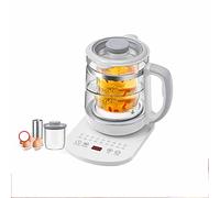 OIFAODAO, Smart Multifunctional High Borosilicate Glass H18 Heating Functions Electric Tea Pot Fast Boiling Heat Preservation Function 304 Stainless Steel ，Electric Kettle(3)