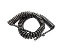 OIFAODAO Telescopic spring cable, 20AWG Spiral Spring Connector Shielded Cable 8 Core Signal Copper Wire Retractable Coil