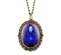 OIFMKC Pocket Watch Retro Fashion Twelve Constellations Theme Quartz Pocket Watches Pendant Lady Necklace Watch Gifts Women with Chain reloj,Virgo
