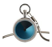 OIFMKC Pocket Watch Top Luxury Swirl Rotating Pointer Quartz Pocket Watch Color Gradient Turntable Hour Clock Gifts for Men Women + 30cm Snake Chain,8