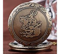 OIFMKC Pocket Watch Xmas Gift Pocket Watch Nurse Clock Hour Alice in Wonderland Cute Rabbit Orologio Donna Vintage Free Shipping Dropshipping