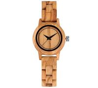 OIFMKC Wooden Watch Casual Women Watches Simple Design Round Dial Natural Wood Bangle Ladies Wrist Watch Quartz Movement Stylish Full Wood Clock,only Watch