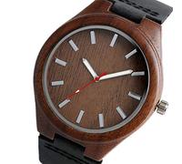 OIFMKC Wooden Watch Cool Watch Designs Nature Wood Watches Novel Wooden Wristwatch Simple Bamboo Genuine Leather Strap Mens Womens Unisex