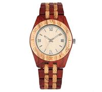 OIFMKC Wooden Watch Hot Stylish Wood Watch Men Women Wooden Wrist Watches Casual Business Man Clock Quartz Timepiece New Arrival 2019,only Watch