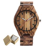 OIFMKC Wooden Watch Nature Retro Wood Women Creative Watches Simple Full Wooden Bangle Casual Wristwatch Men Bamboo Handmade Clock Gift Box 2019 New-with Box