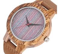 OIFMKC Wooden Watch Unique Wooden Watches Quartz Watch Women Bling Shing Glitter Dial Woman's Lady's Wristwatch Clock relogio Femininos,only Watch