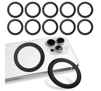 OIHCAZ 12 PCS Universal Metal Ring Sticker, for MagSafe Ring Compatiable with MagSafe Wireless Charger and Car Holder for iPhone 16/15/14/13/12/11 Series and Android Devices(without magnets)