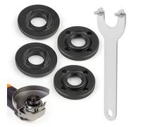 OIHCAZ Angle Grinder Spanner Wrench Flange Nuts, Angle Grinder Key and 2 Sets Inner Outer Flange Nuts Compatible with 150mm Angle Grinders (for 14mm Spindle Thread)