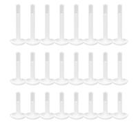 OIHCAZ Clear Lip Studs, 24-Piece Clear Earrings Studs 1.2mm Invisible Piercing Retainers 6mm 8mm 10mm, Plastic Lip Bars Helix Cartilage Earrings for Everyday Wear
