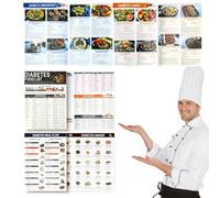 OIHCAZ Diabetes Food List & Meal Planner, 3PCS Comprehensive Diabetic Food Chart List Brochure Meal Planner for Diabetics with Serving Size, Food To Avoid, Calories, Glycemic Index