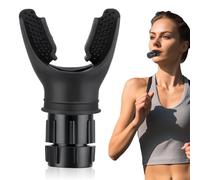 OIHCAZ Lung Trainer, Breathing Trainer for Improve Lung Function with Adjustable Resistance, Portable Breathing Exerciser Trainer for Adults, Seniors, Athletes, Singers, Easy to Use & Clean