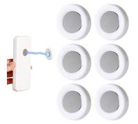 OIHCAZ Magnetic Remote Control Holder, 6Pcs Strong Magnet Wall Mounted Remote Holder, Hole-Free Self Adhesive Wall Storage Organiser for TV & Appliance Routers Power strips Charger
