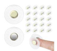 OIHCAZ Magnetic Snap for Clothing 20 Pairs, Invisible Magnetic Buttons with Transparent PVC Rust-Proof Suitable for Clothing Bags Fabric Crafts