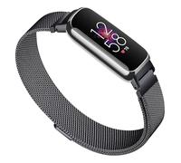 OIHCAZ Watch Strap for Fitbit Inspire 3 Strap,Magnetic Stainless Steel Watch Straps for Fitbit Inspire 3 with Quick Release Pin, Adjustable Straps Fit Wrist Circumference 5.1"-8.8" (Black)