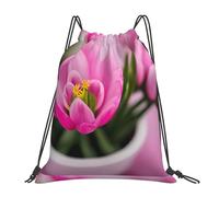 oihgnbm Spring is in The Air Casual Drawstring Backpack, Lightweight Outdoor Portable Bag for Everyday Use - Trendy Travel