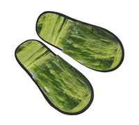 oihgnbm Willow Tree print Plush home indoor slippers, warm and comfortable, fit for cold weather