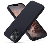 OIIAEE Liquid Silicone Case Designed for iPhone 13 Pro Max Case, Ultra Slim Shockproof Protective Phone Case with Soft Microfiber Lining, 6.7'', Black