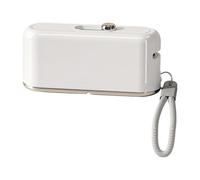OIIBWQ Dental Floss Dispenser, Dental Floss Case, Automatic and Multifunctional Organizer for Important Tools, White