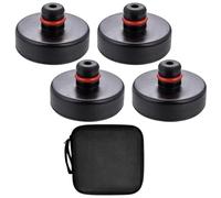 Oiieco 4 Pack Lifting Jack Pad with Storage Box for Tesla Model S/X/3/Y, Car Jack Pads Rubber,Jack Pad Adapter,Lifting Pucks Chassis Jack Lift Pad