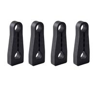 Oiieco 4pcs Car Door Shock Absorber, Rubber Door Damping Block Noise Reducing Pad, Door Lock Buffer Sound Insulation Cushion, Anti-Vibration Protector for Car Door, Abrasion Resistant Door Cushion