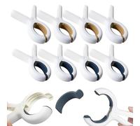 Oiieco 8 Pcs Beach Towel Clips, Strong Grip Clothes Pegs Non-Slip Towel Pegs, Windproof Clips for Sun Loungers, Laundry, Sunbeds, Pool Chairs, for Beach, Pool