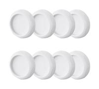 Oiieco 8Pcs Baby Gate Wall Protector - Silicone Stair Gate Extension Pads, Pressure Mounted Safety Gate Accessories, Banister Guard, Wall Saver for Babies & Pets