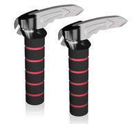 Oiieco Car Door Handle for Elderly, 2 Pack Car Handle Assist Support Handle Multifunction Handle Car Door Latch Handle for Seniors and Handicapped Pregnant Women Children, Red