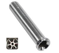Oiieco M12 x 70 mm Kitchen Sink Basket Strainer Screw, Brass Hollow Screw for Strainer Basket Valves Ceramic Sink, Extended Bolt Screw