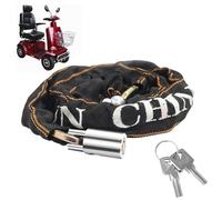Oiieco Mobility Scooter Lock, Heavy Duty Bike Chain Lock with 2 Keys for Mobility Scooters, Electric Bikes, Wheelchairs & Bicycles - Secure Anti-Theft Security Lock