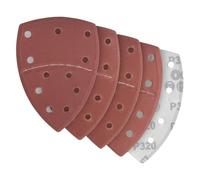 Oiieco Mouse Sander Pads 20PCS, Hook & Loop Aluminium Oxide Sandpaper Sheets in Fine Grit P240/320/400/600, Detail Sander Paper for Smoothing, Polishing and Refining Surfaces