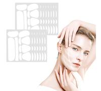 Oiieco Pack of 160 Face Wrinkle Remover Strips, Wrinkle Plasters, Anti-Wrinkle Plasters, Reusable, for Face, Neck, Mouth, Forehead, Eye (16 Sheets)