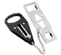 Oiieco Portable Door Additional Lock with Door Stopper Alarm - Burglary Protection Door Lock Indoor for Hotel, Apartment Door, Travel and Additional Home Security