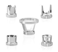 Oiieco Replacement Airbrush Nozzles Set: Precision Distance Cap Crown Cap Hollow Cap Flat Tip Cap & Axe Cap for Hobbyists and Professional Artists