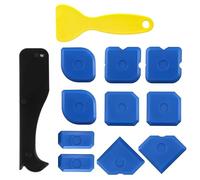 Oiieco Silicone Caulking Block Spreader Tool Set - 12 Pcs Sealant Finishing Profiling Smoothing Applicator Mastic Tool Caulk Remover Reusable Scraper for Kitchen Floor Window & Sink