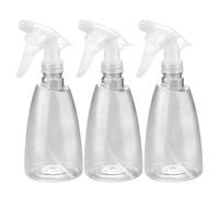 Oiiurly 3 Pcs Water Spray Bottle 500ml Plastic Empty Spray Bottles With Fine Mist and Inject Modes for Home Cleaning Hairdressing Gardening Plants Refillable Sprayer Bottle (Gray)