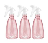 Oiiurly 3 Pcs Water Spray Bottle 500ml Plastic Empty Spray Bottles With Fine Mist and Inject Modes for Home Cleaning Hairdressing Gardening Plants Refillable Sprayer Bottle（Pink）