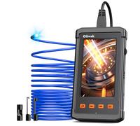 Oiiwak Industrial Endoscope 5.5mm HD Camera 1080P 4.3'' IPS Screen Waterproof Borescope Inspection Camera with 6 LED Lights 2800mAh Battery and Tool Box