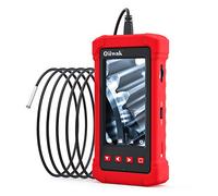 Oiiwak Industrial Endoscope Camera 3.9mm Bore Scope Inspection Camera with 4.3’’ IPS Screen 1080P HD Video Digital Snake Camera Sewer Pipe Plumbing Camera for Car Engine HVAC Throttle Fix (1.5M/5FT)