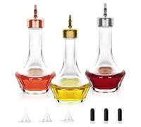 Oiiwowi Bitters Bottle Set of 3-1.7oz/50ml Dasher Bottles Top Professional Bar Tool for Making Craft Home Bar and Restaurant