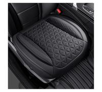 OIJJSNX Car Seat Covers Business PU Leather Seat Cushion Double Si Thickening Three-dimensional Wing Protection Suitable For Most Car Mols(Black 1PC)