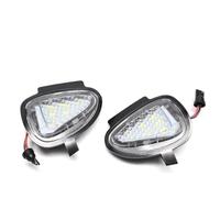 OIJJSNX Wing Mirror Indicator For VW For Golf 6 MK6 For GTI Hatchback 2Pcs LED Puddle Lights Canbus Error Free White Unr Mirror Ground Lamp
