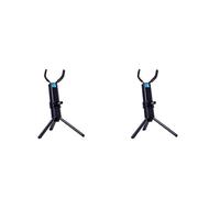 Oikabio 2X Portable Foldable Sax Holder Stand with Metal Leg Base Foldable for Alto Saxophone
