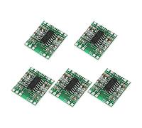 Oikabio 5 Pieces Digital Power Amplifier Board, Audio Module 2X3W Type D Pam8403 Digital Audio Amplifier Board Module DC 5V