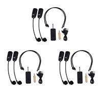 Oikabio 6X U12F Uhf One for Two Wireless Headset Microphone Amplifier Mixer Suitable for Teaching Guides Meeting Lectures