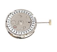 Oikabio 8205 Watch Movement Single Calendar 6 Stitches Silver Metal for 2813 Movement Automatic Machinery Replace 8205 Movement