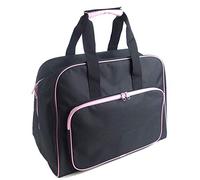 Oikabio Multifunctional Sewing Machine Portable Storage Travel Bag Carrying Case with Pocket Sewing Tools Handbags Black Pink